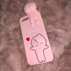 cute peach iphone 7 plus case